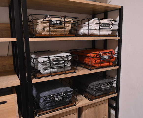 レンタルタオル ¥300（税込）